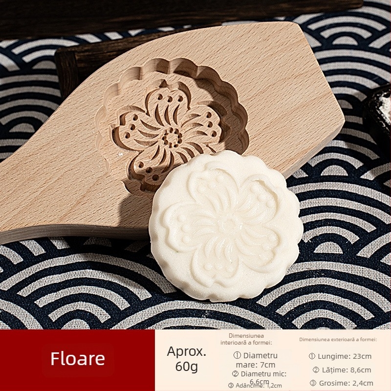 Forme din lemn pentru coacere – tradiționale prăjituri din orez lipicios și mooncake