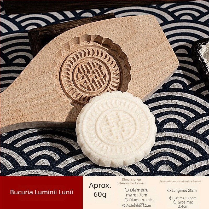 Forme din lemn pentru coacere – tradiționale prăjituri din orez lipicios și mooncake