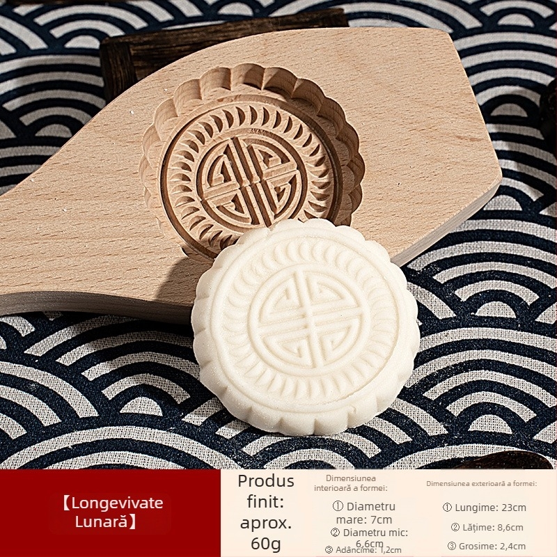 Forme din lemn pentru coacere – tradiționale prăjituri din orez lipicios și mooncake