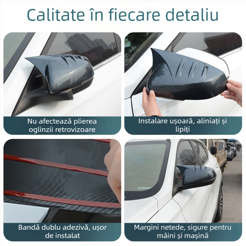 Capac oglindă în formă de corn pentru Changan X5 Plus și Oshan X5 – carcasă de protecție, accesoriu decorativ