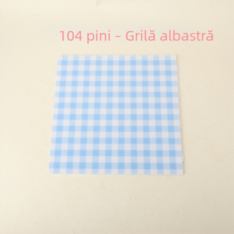 Set de 104 piese: plăci pentru mărgele 2.6 mm, fuziune DIY, vârfuri lungi, cutie de depozitare rezistentă la temperaturi, set de jocuri