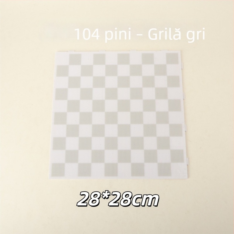 Set de 104 piese: plăci pentru mărgele 2.6 mm, fuziune DIY, vârfuri lungi, cutie de depozitare rezistentă la temperaturi, set de jocuri