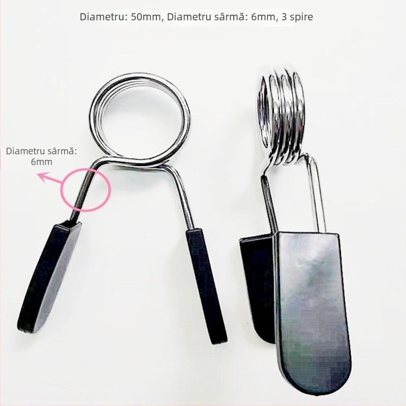 Clip arc anti-slăbire pentru bară și gantere – dimensiuni 24mm, 25mm, 28mm, 30mm, 50mm