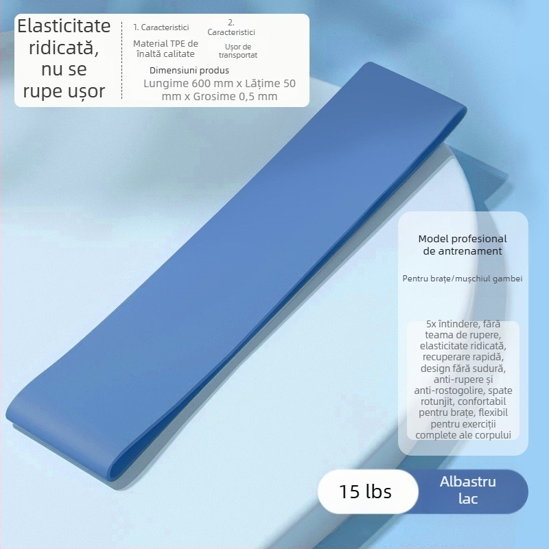 Inel elastic de yoga și bandă de rezistență – inel de fitness pentru ridicarea șoldurilor și modelarea picioarelor