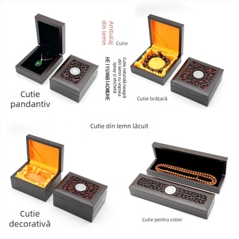 Cutie pentru bijuterii Hetian jade – cutie de depozitare și ambalare pentru colier