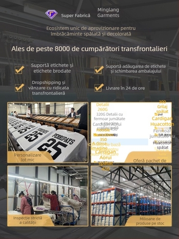 Tricou bărbați din bumbac 100%, culoare uni, croială lejeră, 260 g/m²