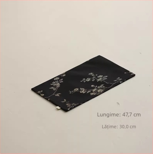 Covoraș pentru masă de ceai în stil chinezesc Zen, impermeabil, lung, din material textil