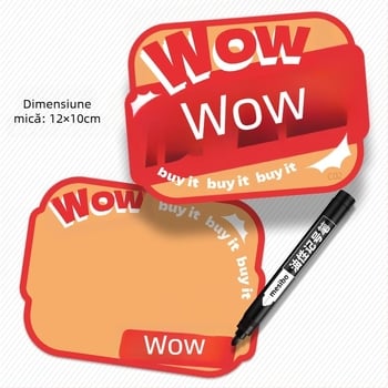 Etichete de preț ștergibile pentru afișaj POP, stil desen animat drăguț, hârtie