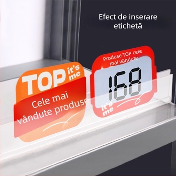 Etichete de preț ștergibile pentru afișaj POP, stil desen animat drăguț, hârtie