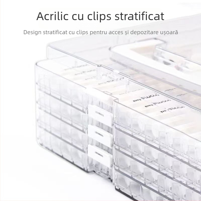 Cutie de depozitare pentru markere acrilice, pentru birou, capacitate mare, portabilă cu compartimente multiple