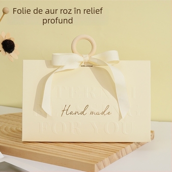 Cutie cadou din lemn cu mâner inelar pentru daruri de nuntă, personalizabilă, cutie portabilă pentru bijuterii