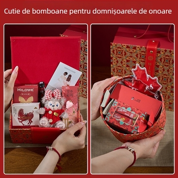 Cutie cadou premium pentru cadouri corporative, ambalaj festiv, și cadouri pentru angajați, precum și pentru nunta – domnișoare de onoare și cavalerii de onoare.