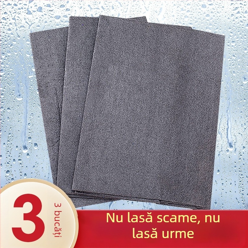 Cârpă magică din microfibră pentru geamuri, fără urme de apă, îngroșată, cu absorbție înaltă și fără scame