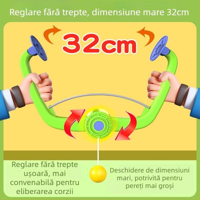 Jucărie cu minge suspendată pentru copii mici, dispozitiv de antrenament la ping-pong pentru interior