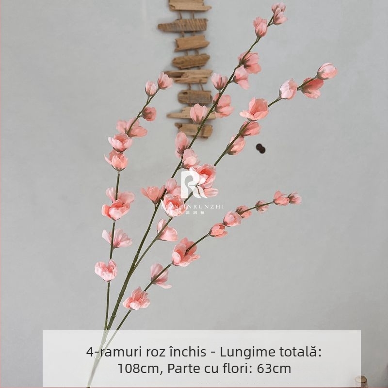 Flori artificiale de nuntă – crengi înalte cu delphinium violet pentru decorul sălii de nuntă, culoarului și fundaluri pentru fotografii