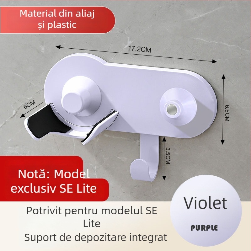 Laifen uscător de păr Lite — suport de perete fără găuri, raft de depozitare