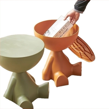 Dulap de depozitare din plastic, pe podea, pentru dormitor, stil simplu