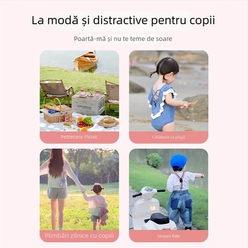 Ochelari de soare pentru copii cu clips, motif desene animate, protecție UV400, modelul 1182