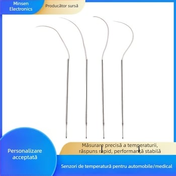 Senzor de temperatură cu afișaj instant, termocuplă, conectare la priză, răspuns în 0,5 s