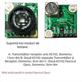 KS102 Modul Ultrasonic cu senzor de distanță integrat pentru evitarea obstacolelor la drone