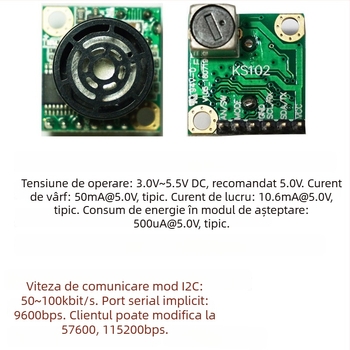 KS102 Modul Ultrasonic cu senzor de distanță integrat pentru evitarea obstacolelor la drone