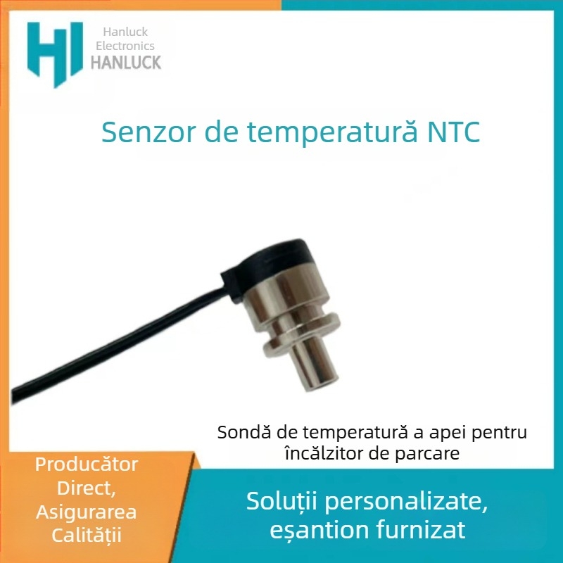 Senzor de temperatură a apei pentru încălzitor de parcare, senzor NTC cu protecție împotriva uscării