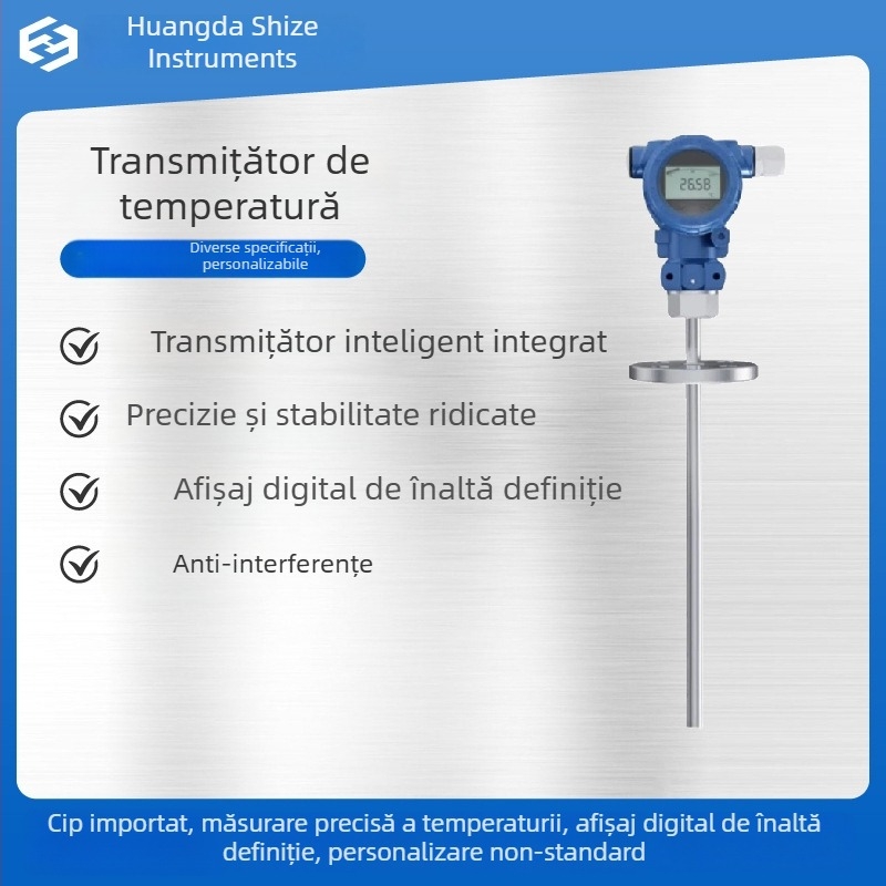 SBWZP transmițător de temperatură digital inteligent integrat, cu afișaj, RTD protejat la explozie, ieșire 4-20 mA