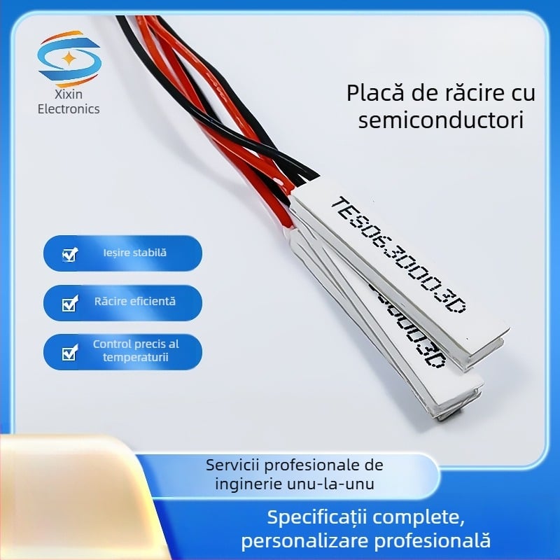 Dispozitiv de înfrumusețare pentru epilare cu cip de răcire semiconductor TES (6×30×3.1), placă de răcire, funcționare silențioasă