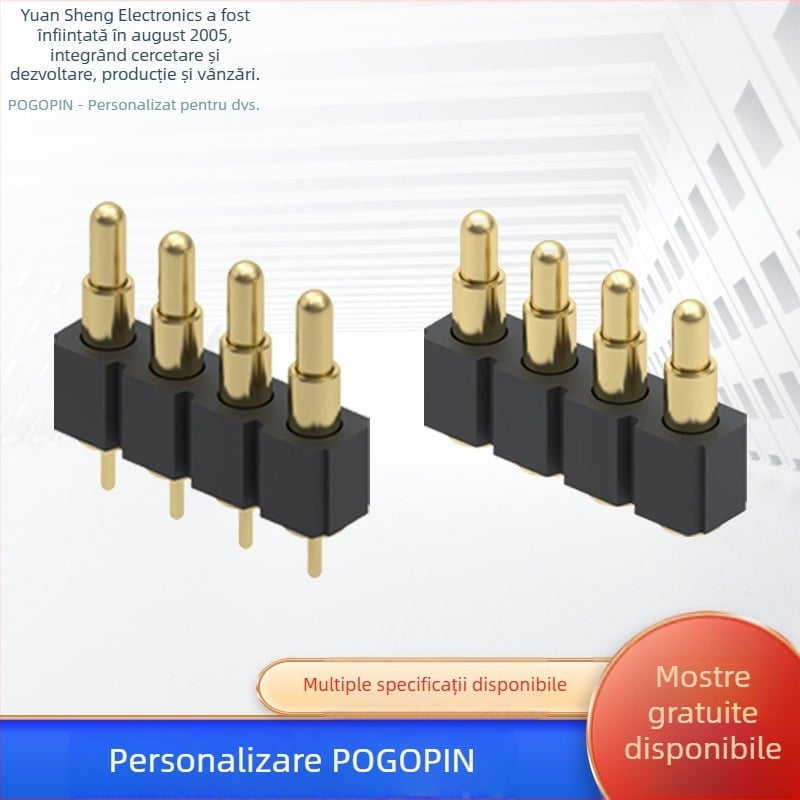POGOPIN conector pogo-pin cu 12 pini pentru antenă, sondă placată cu aur