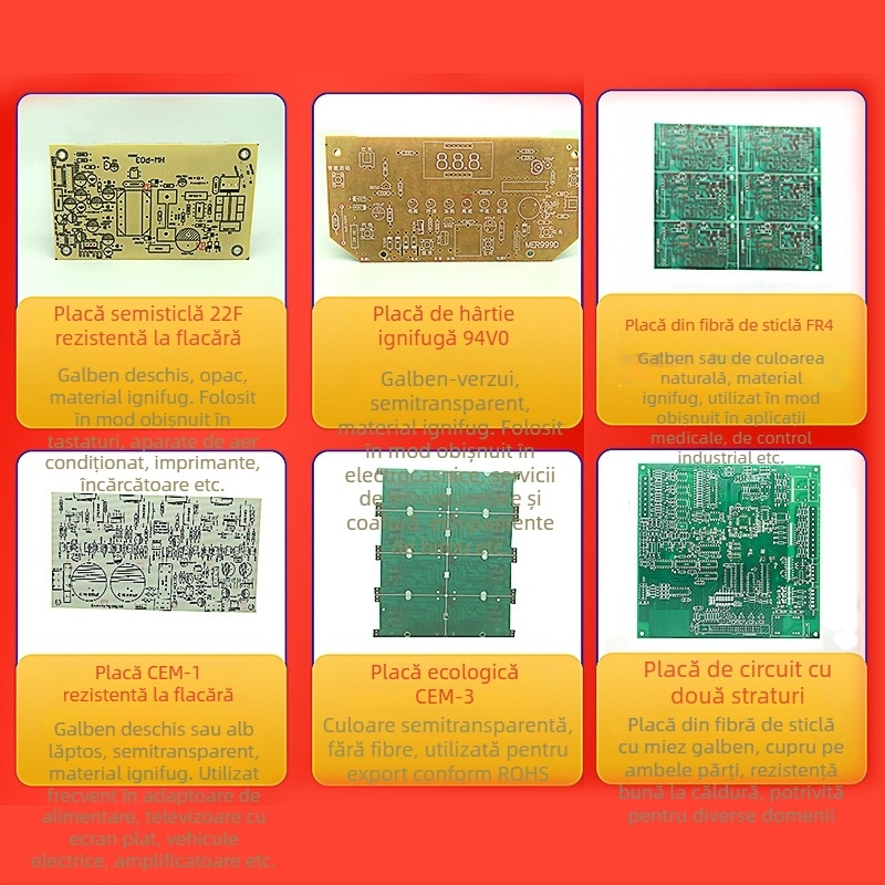 ZT01 PCB: plăci de circuite din cupru cu un singur strat și cu două straturi pentru surse de alimentare cu comutare