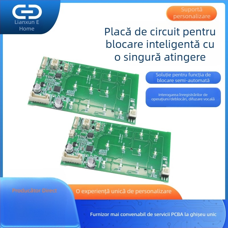 PBCA placă de circuite pentru lacăt inteligent — placă de control de deblocare pentru dezvoltare, cu suport pentru mai multe module