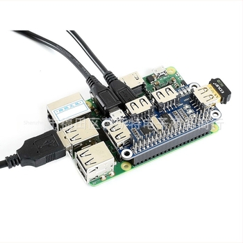 Weixue Placă de extensie USB pentru Raspberry Pi 4B/3B+ — USB Hub