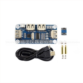 Weixue Placă de extensie USB pentru Raspberry Pi 4B/3B+ — USB Hub