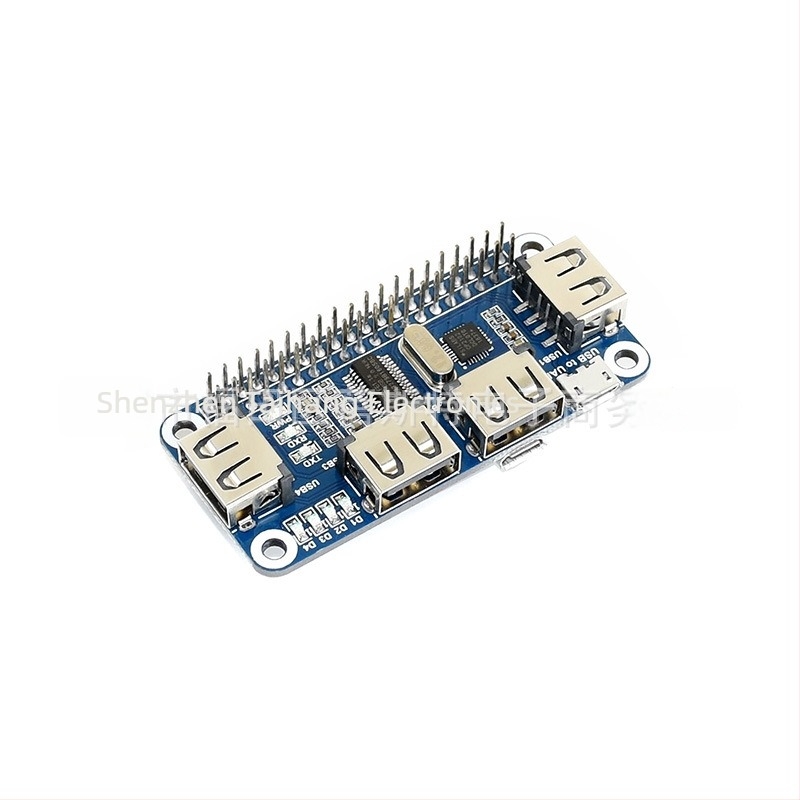 Weixue Placă de extensie USB pentru Raspberry Pi 4B/3B+ — USB Hub