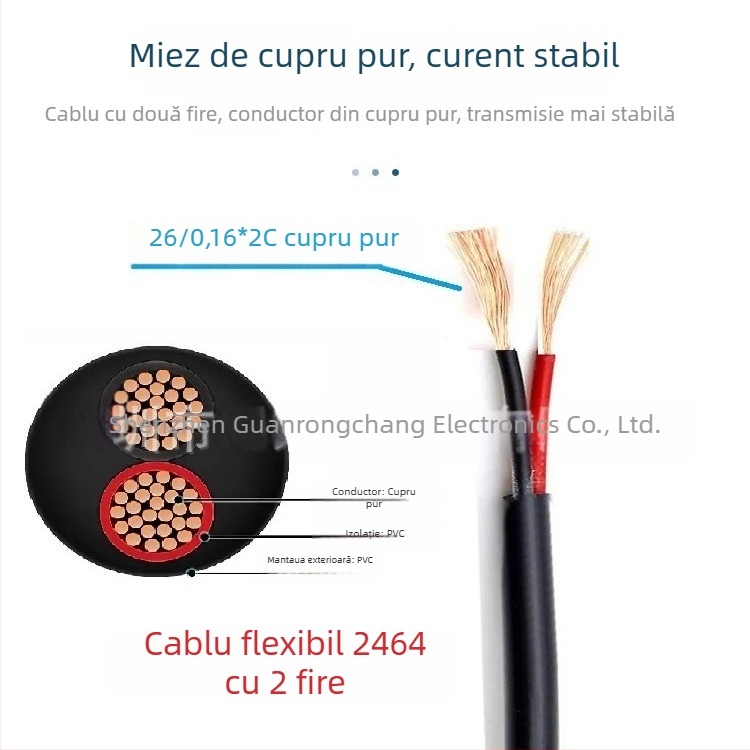 Raspberry Pi 4A cablu extindere USB de înalt curent cu întrerupător 501, conector Type-C masculin-feminin
