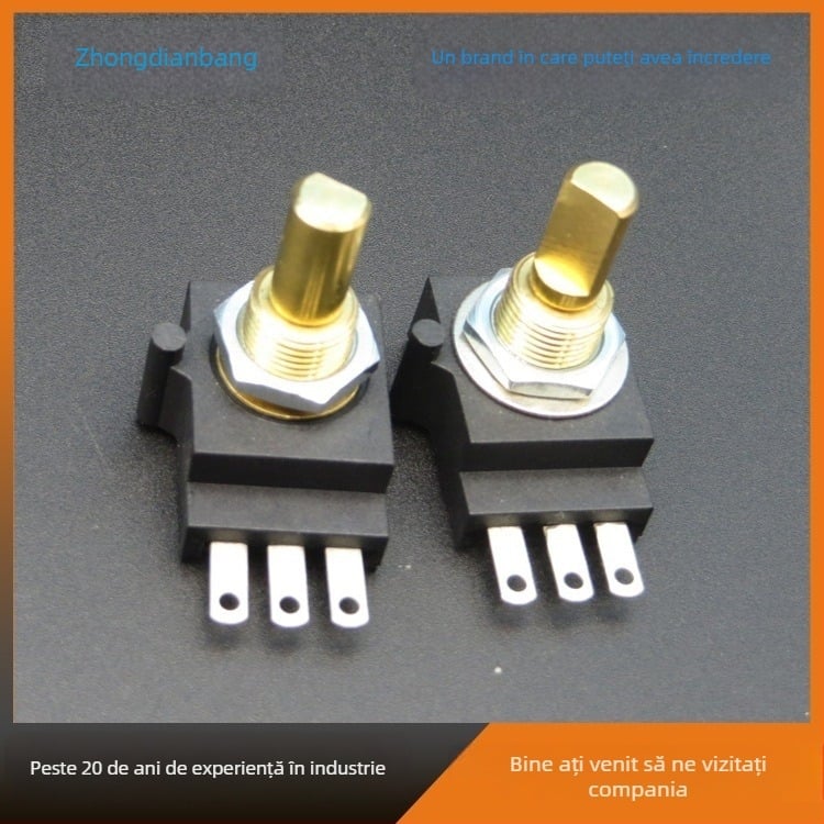 RV169 senzor fără contact, potențiometru digital, durată lungă de viață, senzor de deplasare unghiulară cu efect Hall, precizie înaltă