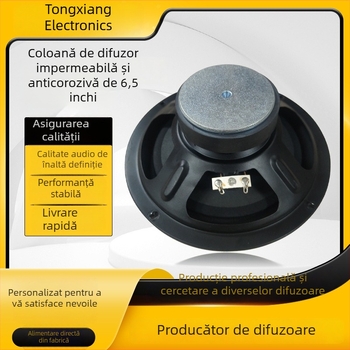 Difuzor Bluetooth mic de tip coloană circular, de 6,5 inch, pentru casă inteligentă, cu asistent vocal