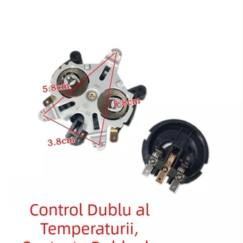 FADA SL-168-1 Inel mare de cupru, conector termostat pentru fierbător electric cu trei picioare, bază inferioară mică
