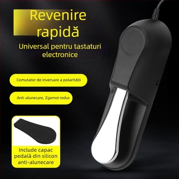Pedală de susținere pentru organ electronic, Art Maker, compatibilă cu claviaturi MIDI Yamaha, Casio și Roland