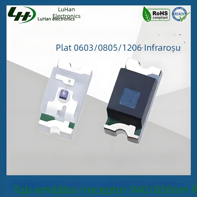 0603/0805/1206 LED infraroșu emițător și receptor plat 850/940 nm