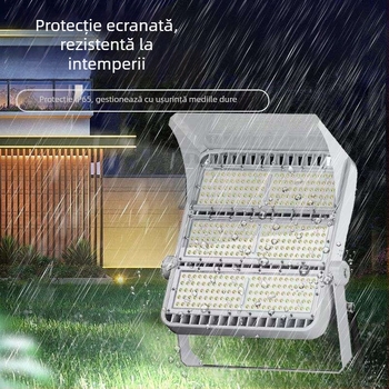 LED de tunel, iluminare exterioară impermeabilă, puternică pentru stadioane, proiector modular pentru piețe și stâlpi de drum