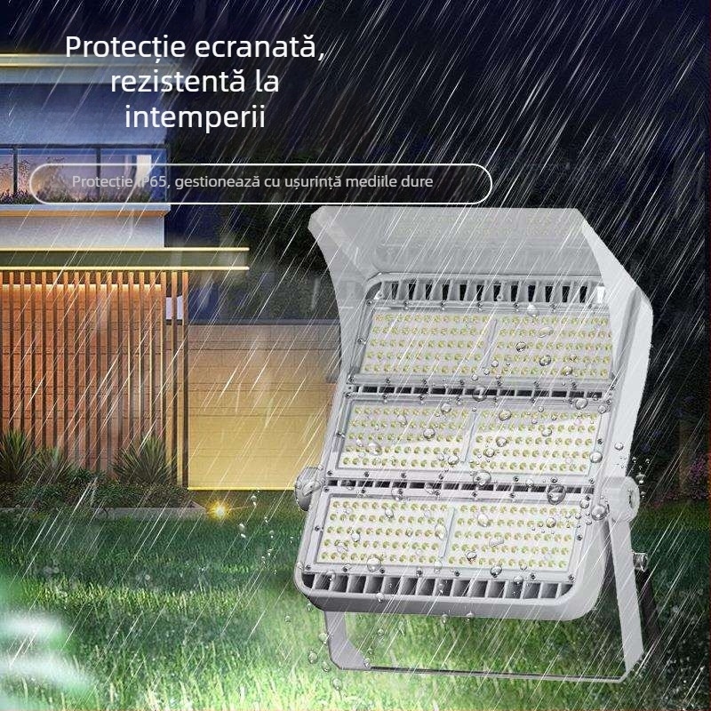 LED de tunel, iluminare exterioară impermeabilă, puternică pentru stadioane, proiector modular pentru piețe și stâlpi de drum