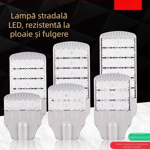 Cap LED modular pentru iluminat stradal – 250W, aluminiu, IP65, Ltlu088, pentru drumuri municipale și rurale