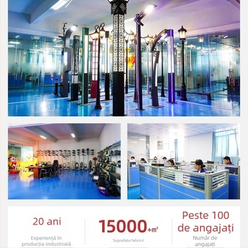 Stâlp LED pentru iluminat stradal, exterior, înălțime reglabilă 8–12 m