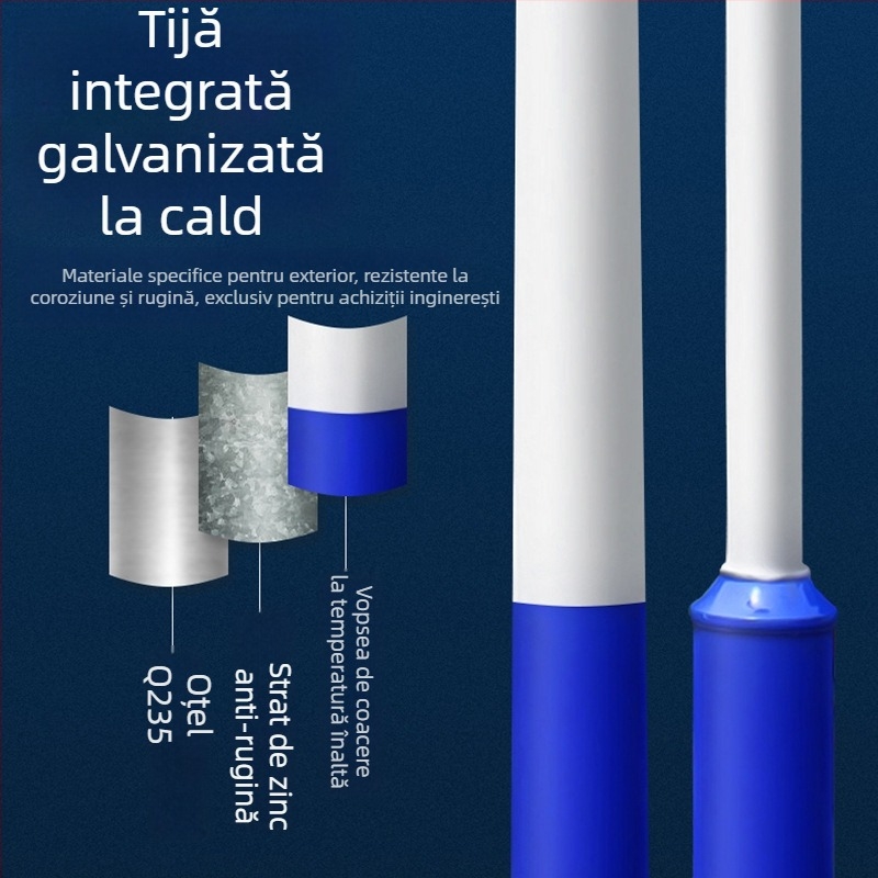Lampa stradală LED alimentată la rețea, înălțime 6–8 m, lampă exterioară de înaltă putere pentru proiecte rurale și autostrăzi