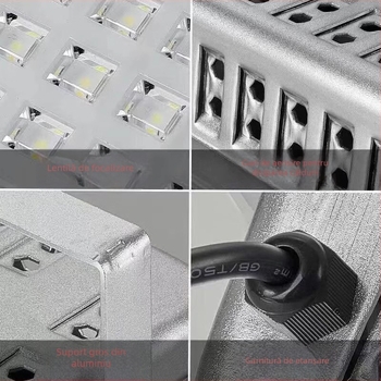 Ritana LED proiector exterior, impermeabil, cu LED de înaltă intensitate, pentru reclamă și iluminare pe șantier