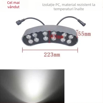 Lumină LED inelară pentru copaci – exterior, spot flood pentru grădină, corp din aluminiu, IP66, 24V, 12 LED