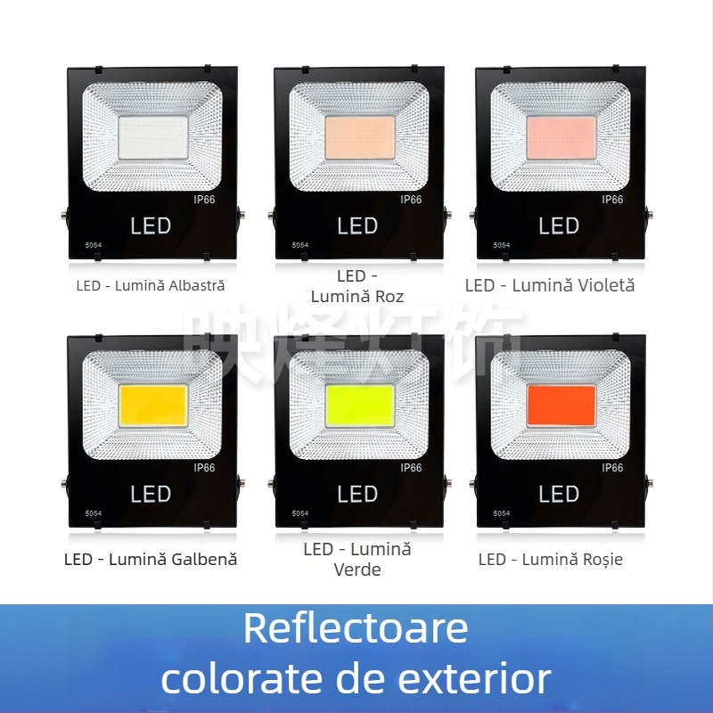 Lumină LED pentru copac, proiector exterior impermeabil, iluminare peisaj multicoloră