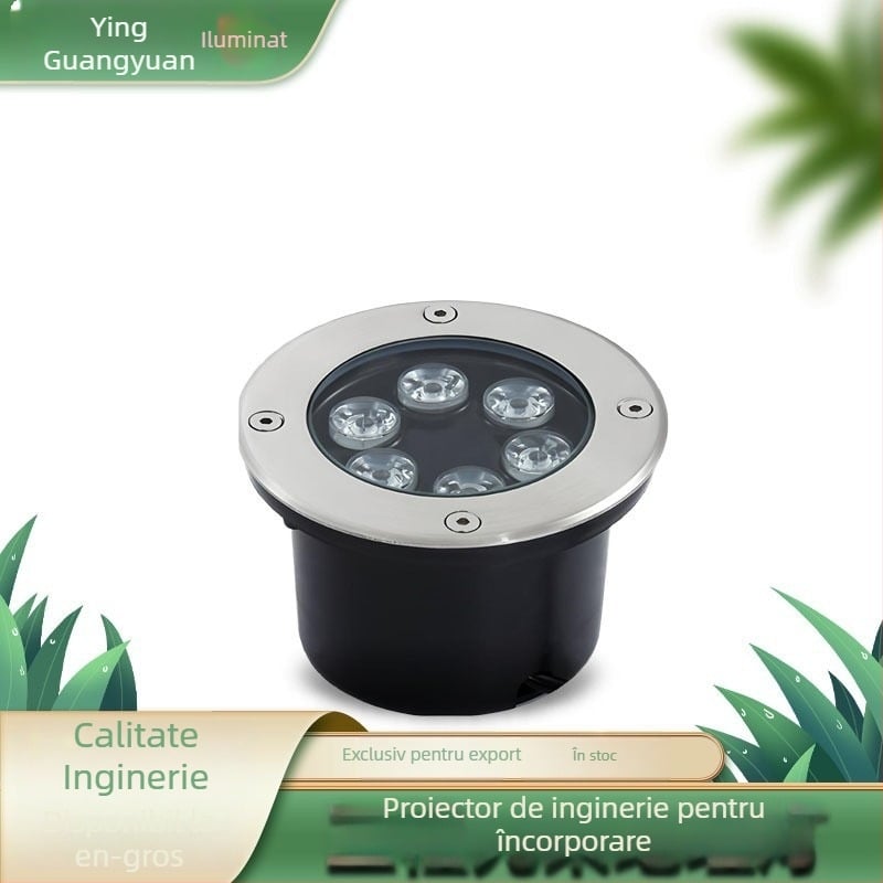 Lumină LED subterană 24V IP68 – iluminat exterior impermeabil pentru curte, peisaj și copac (utilizare submersibilă)