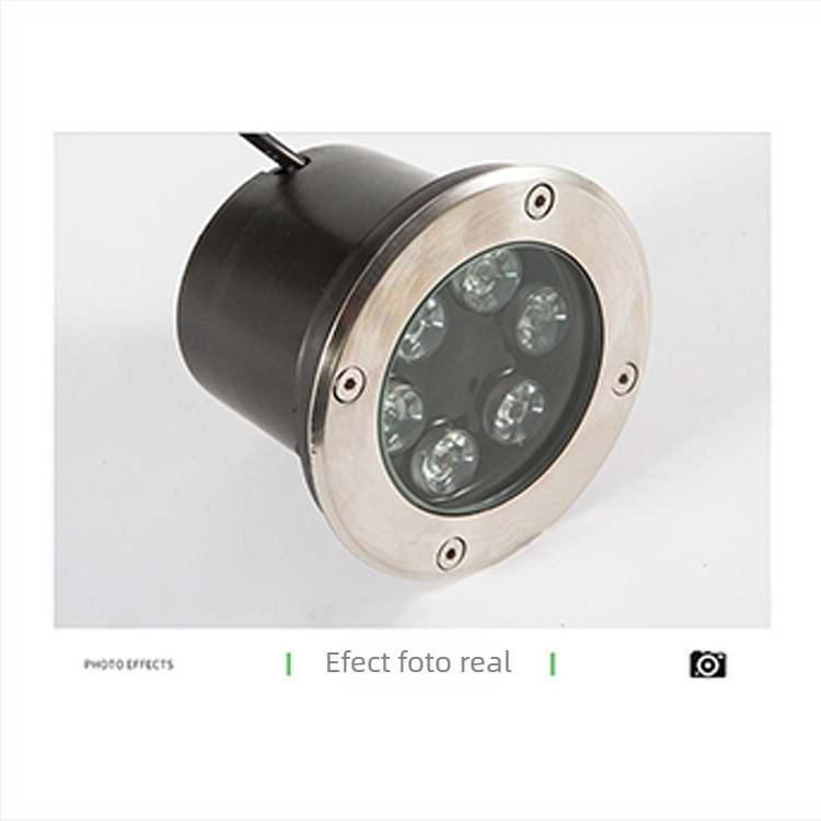 Lumină LED subterană pentru exterior, iluminare decorativă încadrată, corp pătrat pentru piețe, curți și parcuri
